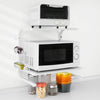 Mikrovågsugn hylla med krokar Kökshylla FRG092-W
