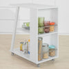 SoBuy Rullvagn Serveringsvagnar Drinkvagn med hjul FKW77-W