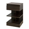 SoBuy, Sängbord, Soffbord, Avlastningsbord, brun, FBT49-BR