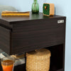 SoBuy, Sängbord, Soffbord, Avlastningsbord, brun, FBT49-BR