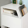 SoBuy, Sängbord, Soffbord, Avlastningsbord, vit, FRG261-W