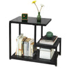 SoBuy Soffbord Sidobord Avlastningsbord Cafébord FBT65-SCH