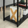 SoBuy Soffbord Sidobord Avlastningsbord Cafébord FBT65-SCH