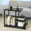 SoBuy Soffbord Sidobord Avlastningsbord Cafébord FBT65-SCH