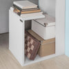 SoBuy Soffbord med 3 hyllor, Sidobord Cafébord FBT69-W