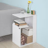 SoBuy Soffbord med 3 hyllor, Sidobord Cafébord FBT69-W