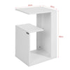 SoBuy Soffbord med 3 hyllor, Sidobord Cafébord FBT69-W