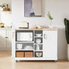 SoBuy köksö på hjul Förvaringsmöbel skåp matsal och Kök FKW105-WN