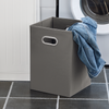 SoBuy Tvättskåp med tvättkorgar Tvättkorg Badrumsskåp Badrumshylla Tvättsorterare för badrum BZR110-W