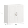SoBuy FRG231-W Väggskåp för Badrum med Justerbar Hylla – Väggmonterat, 60×30×60 cm | Vit