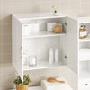 SoBuy FRG231-W Väggskåp för Badrum med Justerbar Hylla – Väggmonterat, 60×30×60 cm | Vit