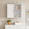 SoBuy FRG231-W Väggskåp för Badrum med Justerbar Hylla – Väggmonterat, 60×30×60 cm | Vit