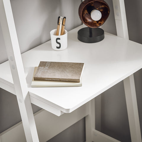 SoBuy Skrivbord med bokhylla Hörnbord, FRG60-W