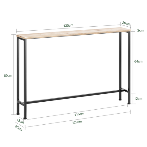 SoBuy Avlastningsbord Sideboard FSB19-XL-Z