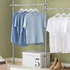SoBuy Teleskopisk garderobssystem Teleskopstång Klädställ Justerbart ordningssystem KLS03-HG