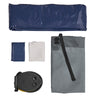 Sobuy OGS32-II-HG-P01 Luftmadrass med pump enkelsäng sovmatta campingmadrass resemadrass luftmadrass camping för individer camping mattress grå 191 x 22 x 76 cm