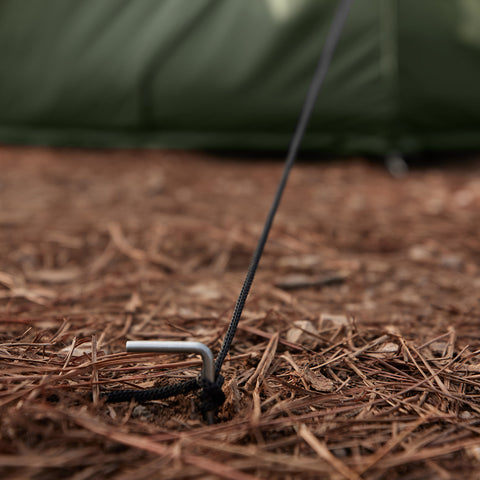 SoBuy Hopfällbart 4-i-1 Campingtält med Upphöjd Bädd för 2 Personer – Inkluderar Alusäng, Sovsäck, Luftmadrass & Bärväska – Maxvikt 180 kg – Grön | OGS61-L-GR