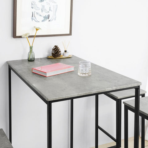 SoBuy Barbord och 4 pallar, Matgrupp, OGT15-HG