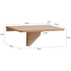 SoBuy Väggmonterat klaffbord Skrivbord Matbord Barbord Datorbord FWT03-PF