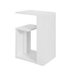 SoBuy Soffbord med 3 hyllor, Sidobord Cafébord FBT69-W