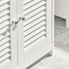 SoBuy Tvättställsunderskåp med 2 dörrar, Badrumsskåp, FRG237-W