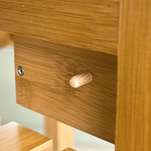 Pre-sale SoBuy köksö på hjul Sideboard vit Arbetsbord matsal och Kök FKW26-N